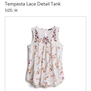 Violets & Roses tank blouse